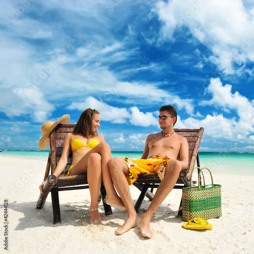 Photo: Couple on a beach Couple on a beach