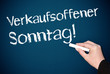 Verkaufsoffener Sonntag !