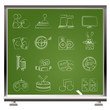 entertainment objects icons - vector icon set