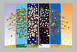 Banners With The Tree In Diffe...