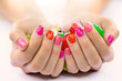 Candy in hands