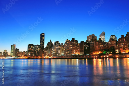 Photo: New York City Manhattan midtown skyline New York City Manhattan midtown skyline