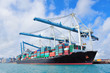 Foto: Cargo ship at Miami harbor Cargo ship at Miami harbor