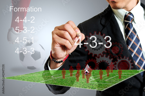 Photo: Football manager select formular 4-3-3 Football manager select formular 4-3-3