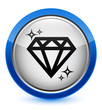 Diamond blue button