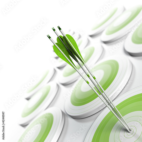 Illustration: strategic marketing, business strategy, objective strategic marketing, business strategy, objective