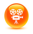 Video Camera Orange Button