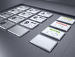 ATM machine keypad numbers