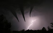 Tornado und Blitz