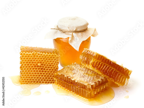 Photo: Beautiful combs and honey Beautiful combs and honey