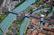 Interlaken aus der Luft (Brienzersee/Thunersee)