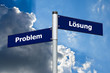 Schild Lösung