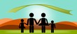 Familie in der Natur