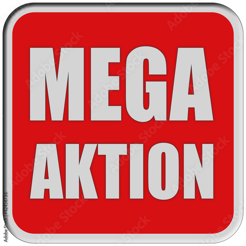 Illustration: Stcker rot quad rel MEGA AKTION Stcker rot quad rel MEGA AKTION