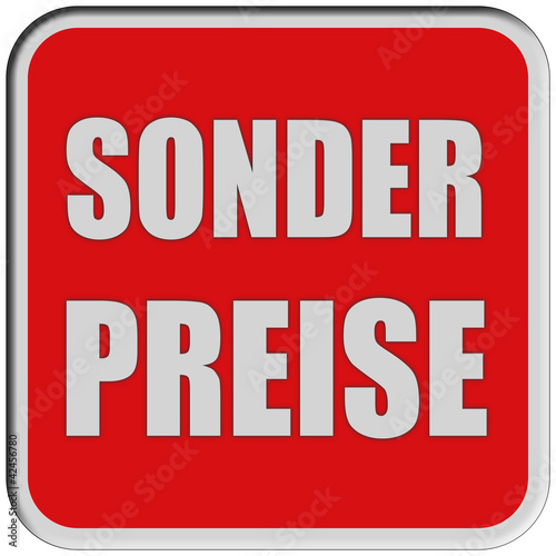 Illustration: Sticker rot quad rel SONDER PREISE Sticker rot quad rel SONDER PREISE