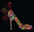 Shoes of flowers
