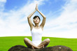 Photo: Beautiful Asian Woman doing Yoga Beautiful Asian Woman doing Yoga