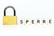 Sperre