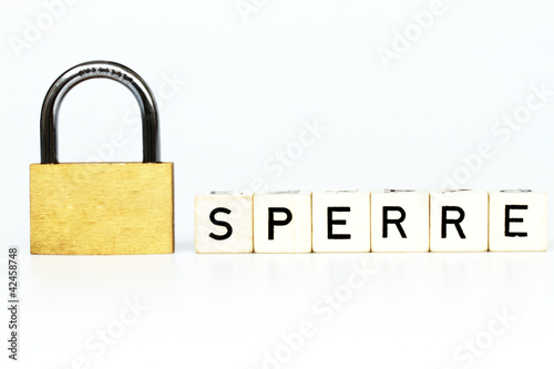 Foto: Sperre Sperre