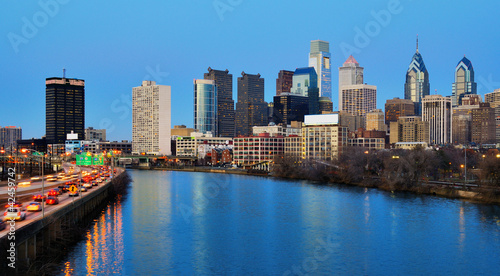 Photo: Downtown Philadelphia from the Schuylkill River Downtown Philadelphia from the Schuylkill River