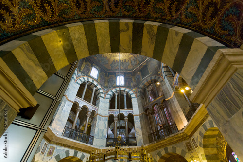 Photo: interior of Aachen Cathedral interior of Aachen Cathedral