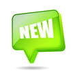 Vector new speech bubble