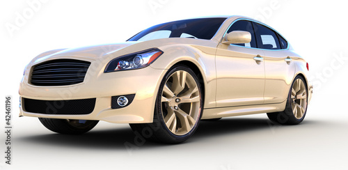 Illustration: Modern car Modern car