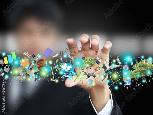 Photo: Man holding object Man holding object