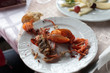Leftovers on plate