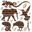Animali selvaggi Arte Tribale-Ethnic Tribal Art Wild Animals