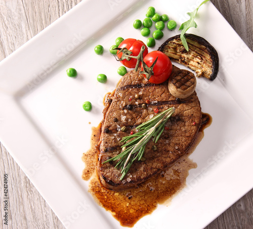 Photo: Grilled Beef Steak Grilled Beef Steak