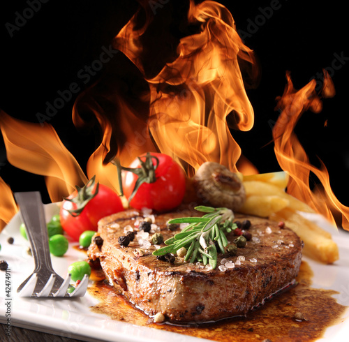 Photo: Grilled Beef Steak Grilled Beef Steak