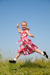 happy little girl
