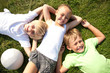 Children on grass