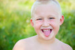 Funny little boy
