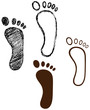 Black footprint