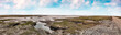 Wadden sea road to the island Mando, Denmark