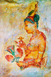 Photo: ancient frescos on mount Sigiriya, Sri Lanka ( Ceylon ). ancient frescos on mount Sigiriya, Sri Lanka ( Ceylon ).