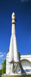 Russian space rocket Vostok at launching platform