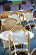 Foto: Street view of a coffee terrace Street view of a coffee terrace