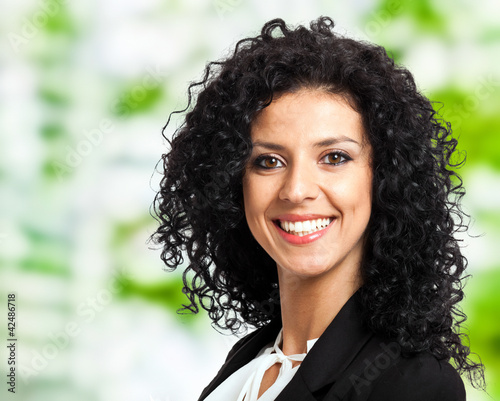 Photo: Smiling businesswoman Smiling businesswoman