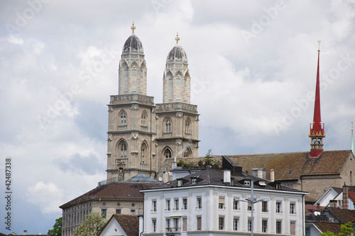 Foto: Zurich, Großmünster Zurich, Großmünster