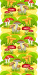 Vector: seamless background Mushroom Glade seamless background Mushroom Glade