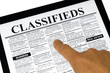 Touchpad and newspaper