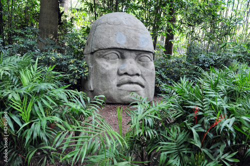 Photo: Olmec colossal head Olmec colossal head