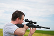 man shooting