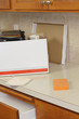 Open Moving Box on Kitchen Counter