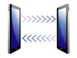 Vektor: Smartphone connecting Smartphone connecting