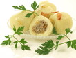 Meat dumplings with parsley
