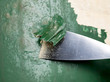 removing paint using a chisel